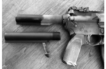 Image of Vantac Direct Access Defense System, Stock Adjusting Buffer Tube, 12in x 2in, D-A-D-S11