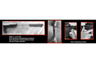 Image of Vantac Direct Access Defense System, Stock Adjusting Buffer Tube, 12in x 2in, D-A-D-S10