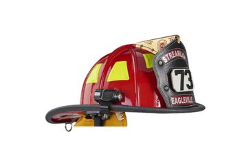 Image of Vantage II Helmet Flashlight, 350 Lumens w/fire helmet mount, CR123A lithium battery