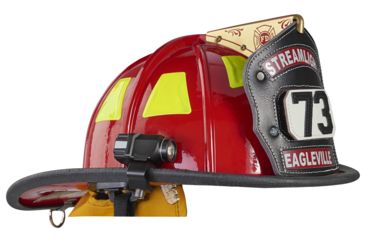 Image of Vantage II Helmet Flashlight, 350 Lumens w/fire helmet mount, CR123A lithium battery