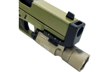 Image of Vantage Point Armory Light-Mounted Compensator - X300U-A, Glock 19/G19x/G23, Black, 40001