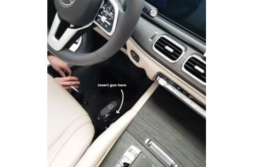 Image of Vara Safety Add-on Universal Car Mount Adapter, For Reach Holster, Black, SQ8604062