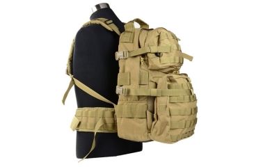 Image of J-Tech Gear D-2 A+ Assault Backpack, Coyote Tan PA01-0502-0A CM