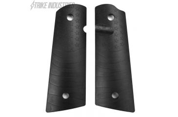 Image of Strike Industries Polymer Extreme Slim 1911 Pistol Grip, Molded Flag Pattern, Semi-Gloss PX10