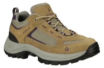 Image of Vasque Breeze 2.0 Low Hiking Shoe - Womens-Brindle/Purple Plumeria-Medium-6.5 US