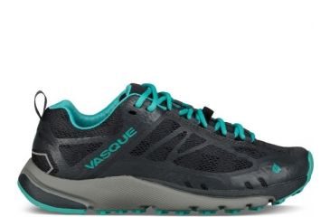 Image of Vasque Constant Velocity II Trail Running Shoes Womens, Ebony/Baltic, 8.5 US, 07681M 085
