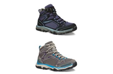Image of Vasque Inhaler II GTX Mid Hiking Boot - Women's, Crown Blue/Stone Blue, Moon Mist/Plum Perfect