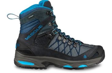 Image of Vasque Saga GTX Backpacking Boots Womens, Dark Slate/Blue, 7 US, 07139W 070