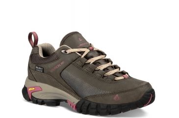 Image of Vasque Talus Trek Low UltraDry Hiking Boots Womens, Black Olive/Damson, 7.5 US 07433W 075