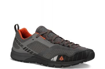 Image of Vasque Vertical Velocity Trail Running Shoes Mens, Gargoyle/Orange, 9.5 US 07638M 095