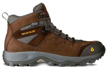 Image of Vasque Vista Ultradry Hiking Boot - Mens-Slate Brown/Old Gold-Medium-10 US