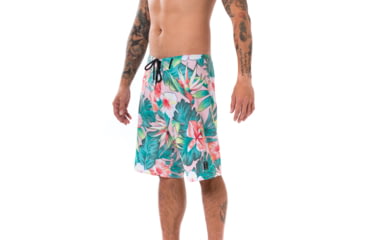 Image of Vast Hibiscus Men's Boardshort, Pink Multi, B3239
