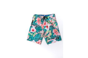 Image of Vast Hibiscus Men's Boardshort, Pink Multi, B3239