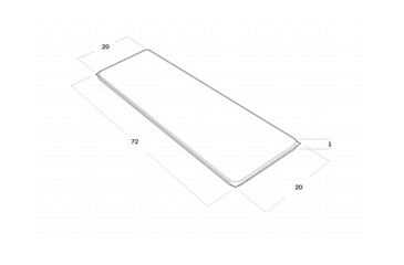 Image of Vaude Sove - Skyline - 72X20X1 Matress, Skyline 723910