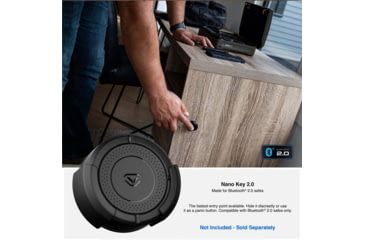 Image of Vaultek Safe Compact Biometric Bluetooth 2.0 Smart Safe, 20 Series, Black, VS20i-BK