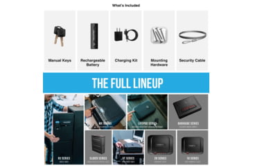 Image of Vaultek Safe Compact Biometric Bluetooth 2.0 Smart Safe, 20 Series, Black, VS20i-BK