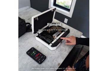 Image of Vaultek Safe Compact Biometric Bluetooth 2.0 Smart Safe, 20 Series, Black, VS20i-BK