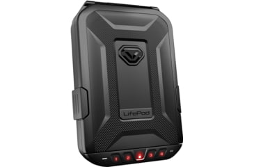 Image of Vaultek Safe LifePod Rugged Airtight Weather Resistant Storage w/ Built-in Lock, Black, XLP10-BK