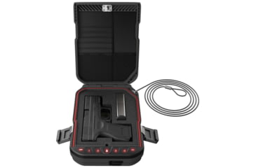 Image of Vaultek Safe LifePod Rugged Airtight Weather Resistant Storage w/ Built-in Lock, Black, XLP10-BK