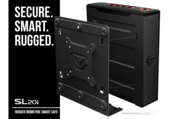 Image of Vaultek Safe SL20i Slider Biometric Bluetooth Pistol Vault, Black, SL20i-BK