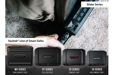 Image of Vaultek Safe SL20i Slider Biometric Bluetooth Pistol Vault, Black, SL20i-BK