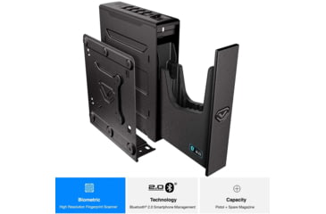 Image of Vaultek Safe SR20i Biometric and Bluetooth 2.0 Slider Safe, Black, SR20i-BK