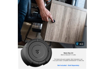 Image of Vaultek Safe SR20i Biometric and Bluetooth 2.0 Slider Safe, Black, SR20i-BK