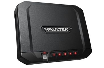 Image of Vaultek Safe VT10i Biometric Bluetooth Smart Safe w/ Auto-Open Lid, Rechargeable Battery, Black, VT10i-BK