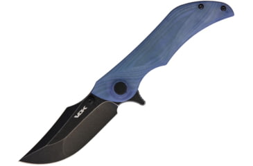Image of VDK Knives Talisman Linerlock Folding Knife, Blue G10 handle, VDK028