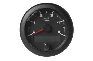 Image of VDO 3-3/8&quot; 85mm OceanLink NMEA 2000 Tach - 5000 RPM - Black Dial &amp; Bezel 76353