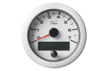 Image of VDO 3-3/8&quot; 85mm OceanLink NMEA 2000 Tach - 7000 RPM - White Dial &amp; Bezel 76349