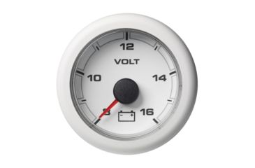 Image of VDO 52MM OceanLink Battery Voltage 8-16 V White Dial &amp; Bezel 2-1/16" 76313