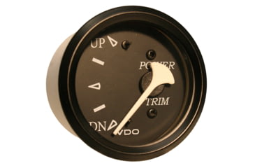 Image of VDO Allentare Black Trim Gauge - For Use w/Evinrude/Johnson Engines - 12V - Black Bezel 60794