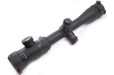 Image of Veber VPOI 3-9x42mm IR Wolf Series Rifle Scope w/ IlluminX US Mil-Dot Reticle, SFP, Black, GSKOVPOILS3942W