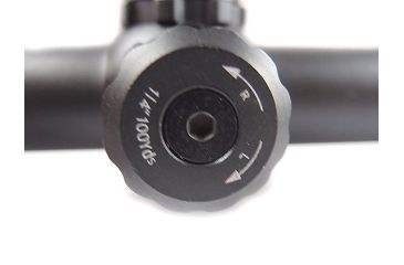 Image of Veber VPOI 6-24x50mm Black Fox Series Rifle Scope w/ Red/Green/Blue Illuminated US Mil-Dot Retile Reticle, 1in Tube, Dual Focus, SFP, Black, GSKOVPOILS62450BF