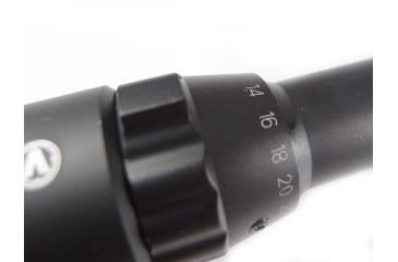 Image of Veber VPOI 6-24x50mm Black Fox Series Rifle Scope w/ Red/Green/Blue Illuminated US Mil-Dot Retile Reticle, 1in Tube, Dual Focus, SFP, Black, GSKOVPOILS62450BF