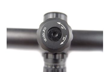 Image of Veber VPOI 6-24x50mm Black Fox Series Rifle Scope w/ Red/Green/Blue Illuminated US Mil-Dot Retile Reticle, 1in Tube, Dual Focus, SFP, Black, GSKOVPOILS62450BF