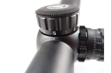 Image of Veber VPOI 6-24x50mm Black Fox Series Rifle Scope w/ Red/Green/Blue Illuminated US Mil-Dot Retile Reticle, 1in Tube, Dual Focus, SFP, Black, GSKOVPOILS62450BF