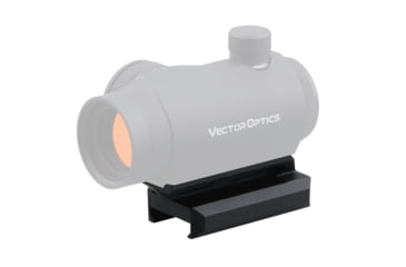 Image of Vector Optics 0.5in Profile Cantilever Picatinny Riser Mount, Black, MAV-P05