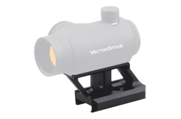 Image of Vector Optics 1.0in Profile Cantilever Picatinny Riser Mount, Black, MAV-P10