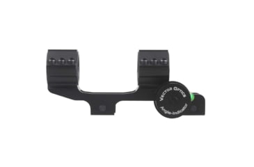 Image of Vector Optics ACD Angle Indicating Scope Mount, 30mm/ 1in Tube, 6063-T6, Matte, w/ Bubble Level and Picatinny Rail, Black, SCACD-14