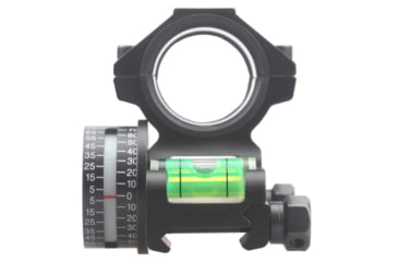 Image of Vector Optics ACD Angle Indicating Scope Mount, 30mm/ 1in Tube, 6063-T6, Matte, w/ Bubble Level and Picatinny Rail, Black, SCACD-14