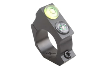 Image of Vector Optics ACD Mount Ring, 25.4mm Tube, 6063-T6, Matte, w/ Offset Level Bubble &amp; Compass, Black, SCACD-06
