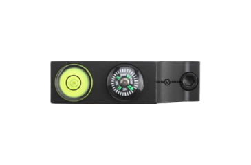 Image of Vector Optics ACD Mount Ring, 25.4mm Tube, 6063-T6, Matte, w/ Offset Level Bubble &amp; Compass, Black, SCACD-06