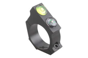 Image of Vector Optics ACD Mount Ring, 30mm Tube, 6063-T6, Matte, w/ Offset Level Bubble &amp; Compass, Black, SCACD-05