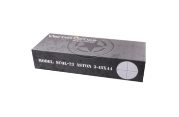 Image of Vector Optics Aston Rifle Scope, 3-18x44mm, Second Focal Plane, 30mm Tube, VHL-2 Illuminated Reticle, 6061-T6, Black, SCOL-23