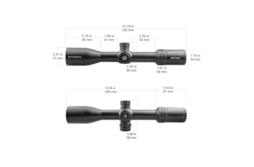 Image of Vector Optics Aston Rifle Scope, 3-18x44mm, Second Focal Plane, 30mm Tube, VHL-2 Illuminated Reticle, 6061-T6, Black, SCOL-23