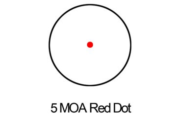 Image of EDEMO Vector Optics Cactus 1x35mm Dovetail Red Dot Sight, 7 Levels Red Dot Reticle, Black, SCRD-11, EDEMO3