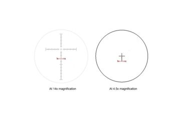Image of Vector Optics Capricorn Rifle Scope, 4.5-14x44mm, 30mm Tube, FFP Glass MP Reticle, Black, SCFF-05A