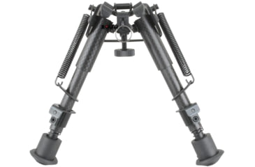 Image of RokStad Carbon Fiber Spring Bipod, 6-9in, Black, RSCFP-06
